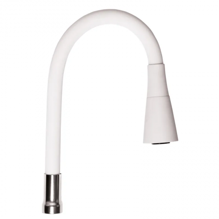 Силиконовый излив для смесителя SPS-02 WHITE (ZX3040)
